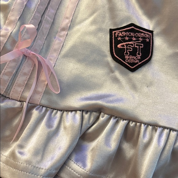 AKIRA Winning Siver Mini Skirt XL - Picture 5 of 8